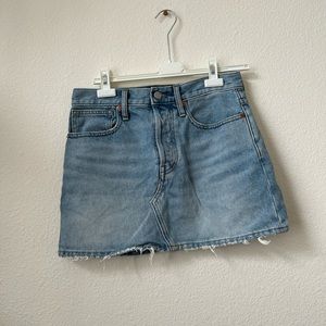 Madewell Jean Skirt